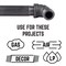 B & K STZ Industries 1 in. FIP each X 1 in. D MIP Black Malleable Iron 90 Degree Street Elbow 310UPSE90-1 - alternate 5